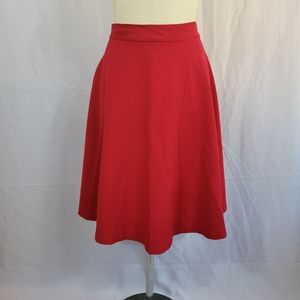 RockSteady Rockabilly Red Circle Skirt 2X 14/16